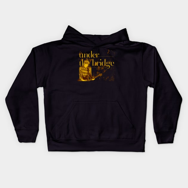 Under The Bridge Kids Hoodie by Nana On Here